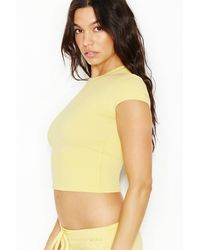 Garage - Stretchterry Cropped Crewneck Top - Lyst
