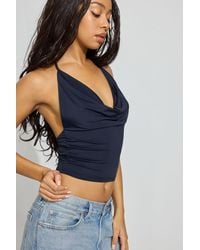 Garage - Cowl Halter Top - Lyst
