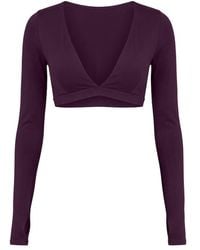 Garage - Active Plunge Long Sleeve Top - Lyst
