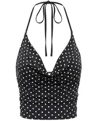Garage - Cowl Neck Halter Top - Lyst