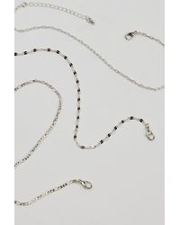 Garage - Set Of 3 Delicate Anklets - Lyst
