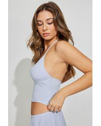Garage - Mini Ribbed Halter Cami Top - Lyst