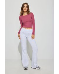 Garage - Fit And Flared Fleece Pant - Lyst