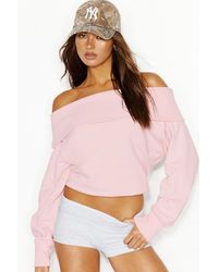 Garage - Softterry Foldover Off Shoulder Sweatshirt - Lyst