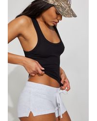 Garage - Ribbed Shirttail Tank Top - Lyst