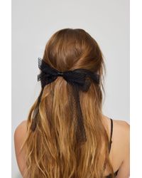 Garage - Oversized Lace Bow Clip - Lyst