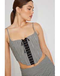 Garage - Alice Lace Up Bustier - Lyst
