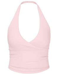 Garage - Active Wrap Halter Top - Lyst