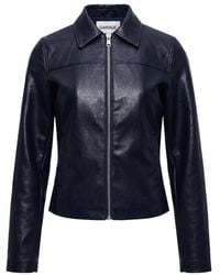 Garage - Faux-Leather Worker Jacket - Lyst