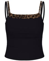 Garage - Sleek Double Layer Cami Top - Lyst