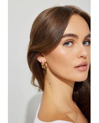 Garage - 3 Pack Hoop Earrings - Lyst
