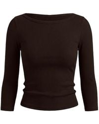 Garage - Snatchrib 3/4 Sleeve Top - Lyst