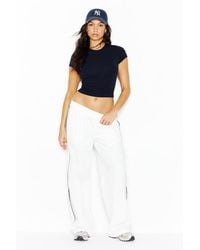 Garage - Supersoft Crewneck Cropped T-Shirt - Lyst