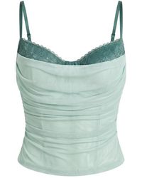 Garage - Ally Mesh Peekaboo Bustier - Lyst