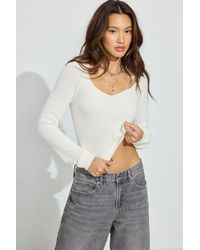 Garage - Supersoft Crop Sweater - Lyst