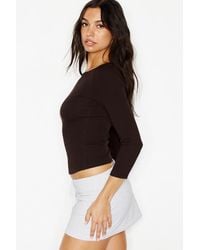 Garage - Snatchrib Three Quarter Sleeve Top - Lyst