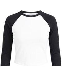 Garage - Raglan Baseball 3/4 Sleeve Top - Lyst