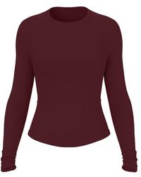 Garage - Sleek Crewneck Longsleeve Top - Lyst