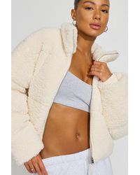 Garage - Sherpa Puffer Jacket - Lyst