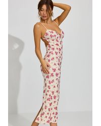 Garage - Lace Open Back Maxi Dress - Lyst