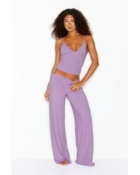 Garage - Modal Foldover Pants - Lyst