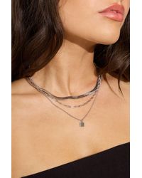 Garage - Set Of 3 Classic Chain Necklace - Lyst