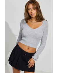 Garage - Supersoft Crop Sweater - Lyst