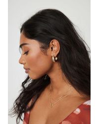 Garage - 3 Pack Textured Hoop Earrings - Lyst
