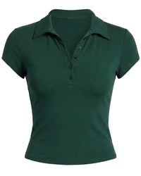 Garage - Sleek Short Sleeve Polo Top - Lyst