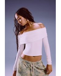 Garage - Sexycozy Off Shoulder Long Sleeve Top - Lyst