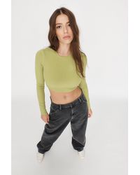 garage kylie crop tee
