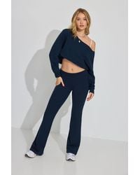 Garage - Fit And Flare Soft Terry Pant - Lyst