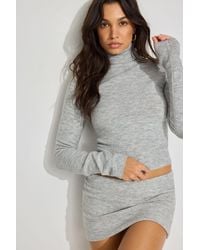 Garage - Long Sleeve Spongy Fitted Turtleneck - Lyst