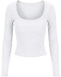 Garage - Snatchrib Scoop Neck Longsleeve Top - Lyst