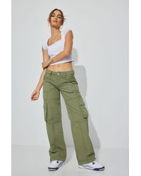 Garage - Low Rise Wide Cargo Pant - Lyst