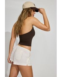 Garage - Clean Linen Mini Shorts - Lyst