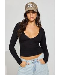 Garage - Crossover Long Sleeve Top - Lyst