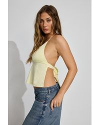 Garage - Celine Tie Back Apron Top - Lyst