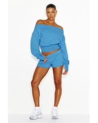 Garage - Softterry Rib Off Shoulder Sweater - Lyst