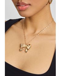 Garage - Oversized Metal Bow Necklace - Lyst