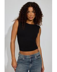 Garage - Boatneck Ruched Back Top - Lyst