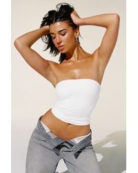 Garage - Sleek Longline Tube Top - Lyst
