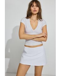 Garage - Paris A-Line Micro Skort - Lyst