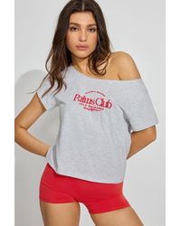 Garage - Off Shoulder T Shirt - Lyst