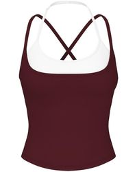 Garage - Active Layered Tank Top - Lyst