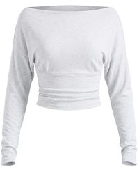 Garage - Asymmetric Snatched Waist Long Sleeve Top - Lyst