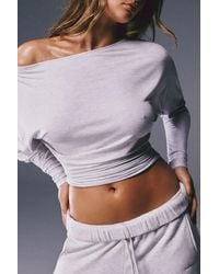 Garage - Smooth Dolman Boatneck Top - Lyst