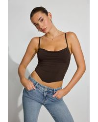 Garage - Ally Mesh Peekaboo Bustier - Lyst