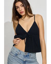 Garage - Mix Media Tank Top - Lyst