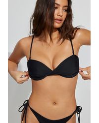 Garage - Twist Bandeau Bikini Top - Lyst